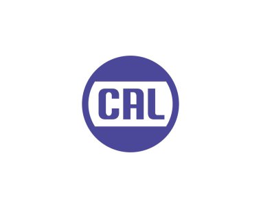 CAL logo tasarım vektör şablonu. CAL