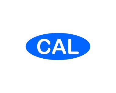 CAL logo tasarım vektör şablonu. CAL