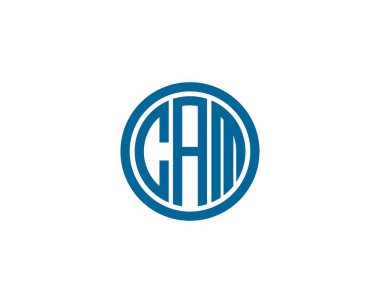 CAM logo tasarım vektör şablonu. CAM