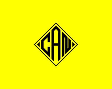 Logo tasarım vektör şablonu. CAN
