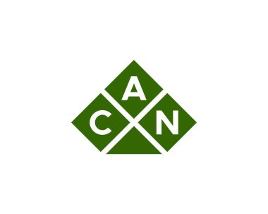 Logo tasarım vektör şablonu. CAN