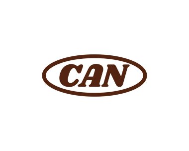 Logo tasarım vektör şablonu. CAN