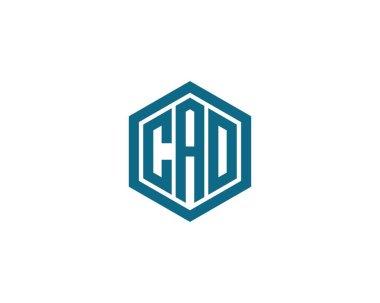 CAO Logo tasarım vektör şablonu. CAO