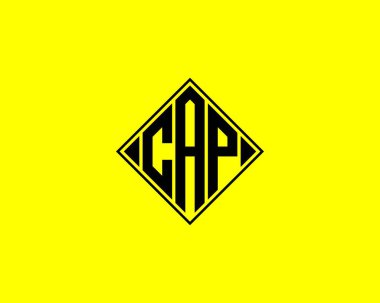CAP logo tasarım vektör şablonu. CAP