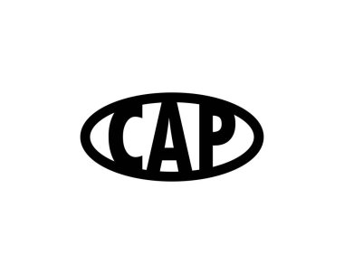 CAP logo tasarım vektör şablonu. CAP
