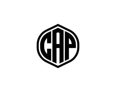 CAP logo tasarım vektör şablonu. CAP
