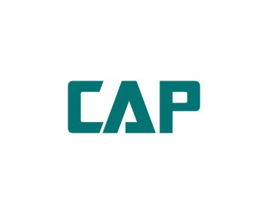 CAP logo tasarım vektör şablonu. CAP