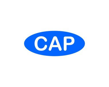 CAP logo tasarım vektör şablonu. CAP
