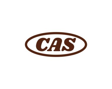 CAS logo tasarım vektör şablonu. CAS