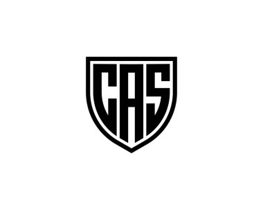 CAS logo tasarım vektör şablonu. CAS
