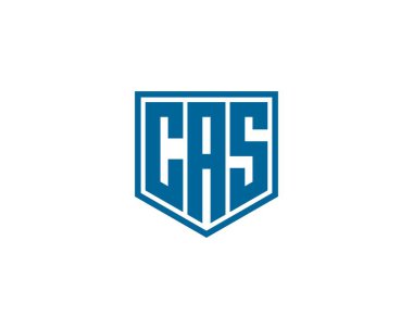 CAS logo tasarım vektör şablonu. CAS