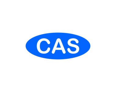 CAS logo tasarım vektör şablonu. CAS