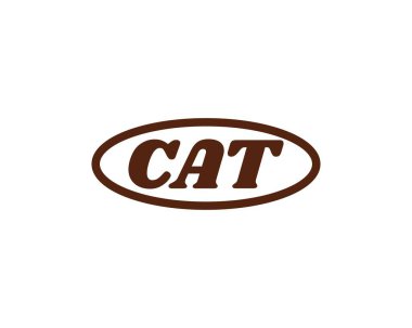 CAT logo tasarım vektör şablonu. CAT