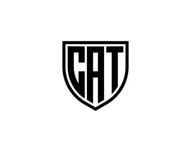 CAT logo tasarım vektör şablonu. CAT