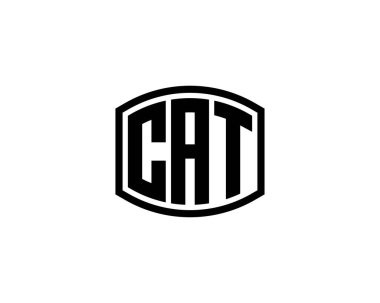 CAT logo tasarım vektör şablonu. CAT