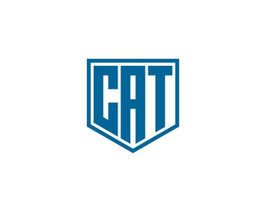 CAT logo tasarım vektör şablonu. CAT