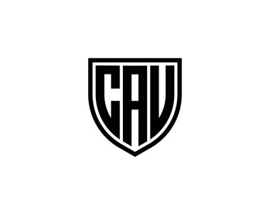 CAU logo tasarım vektör şablonu. CAU