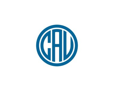 CAU logo tasarım vektör şablonu. CAU