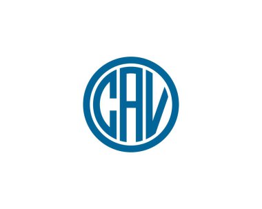 CAV logo tasarım vektör şablonu. CAV