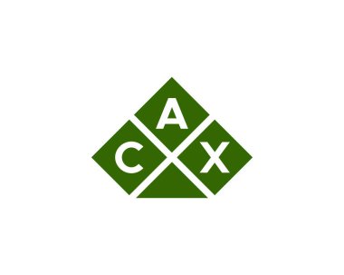 CAX Logo tasarım vektör şablonu. CAX