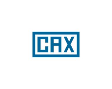 CAX Logo tasarım vektör şablonu. CAX
