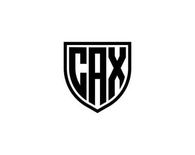 CAX Logo tasarım vektör şablonu. CAX