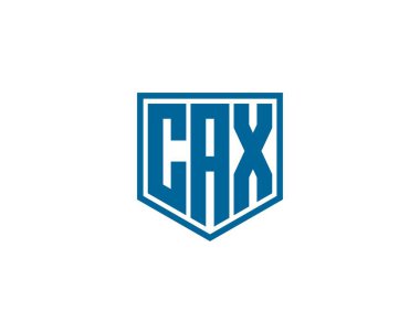 CAX Logo tasarım vektör şablonu. CAX