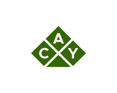 CAY logo tasarım vektör şablonu. CAY
