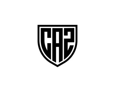 CAZ logo tasarım vektör şablonu. CAZ