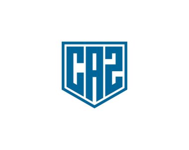 CAZ logo tasarım vektör şablonu. CAZ