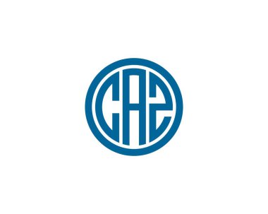 CAZ logo tasarım vektör şablonu. CAZ