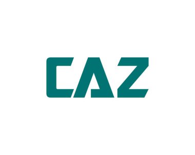 CAZ logo tasarım vektör şablonu. CAZ