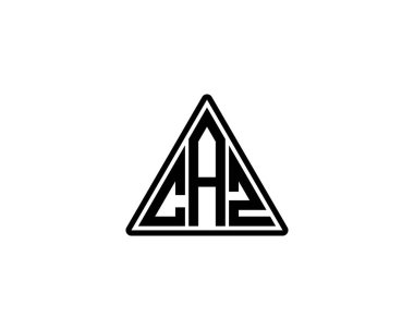 CAZ logo tasarım vektör şablonu. CAZ