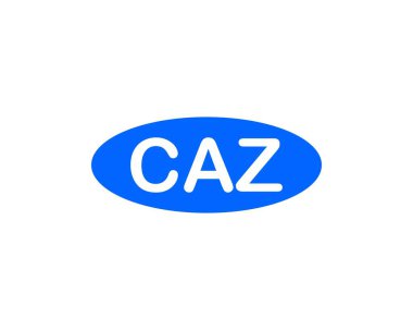 CAZ logo tasarım vektör şablonu. CAZ
