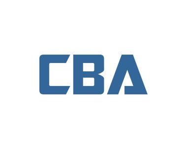 CBA logo tasarım vektör şablonu. CBA