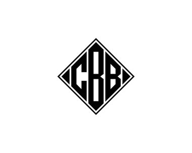 CBB logo tasarım vektör şablonu. CBB