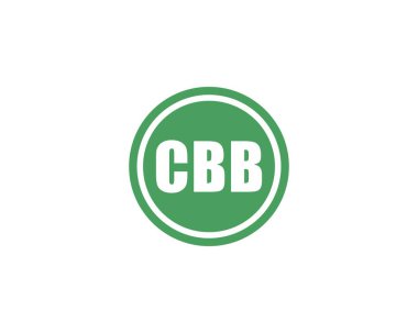 CBB logo tasarım vektör şablonu. CBB