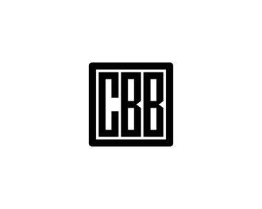 CBB logo tasarım vektör şablonu. CBB