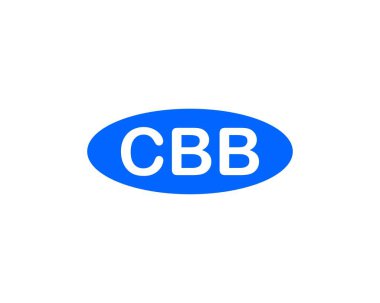 CBB logo tasarım vektör şablonu. CBB