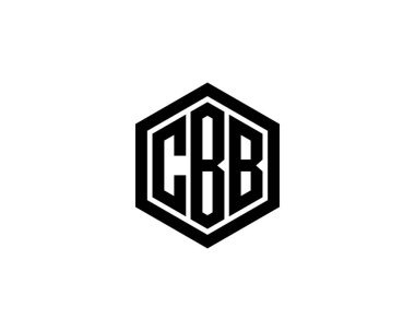 CBB logo tasarım vektör şablonu. CBB
