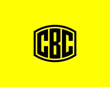 CBC Logo tasarım vektör şablonu. CBC