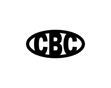 CBC Logo tasarım vektör şablonu. CBC