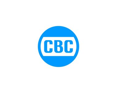 CBC Logo tasarım vektör şablonu. CBC