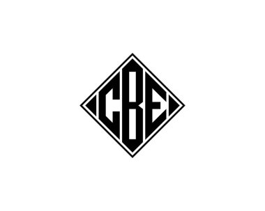 CBE logo tasarım vektör şablonu. CBE