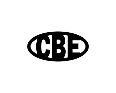 CBE logo tasarım vektör şablonu. CBE