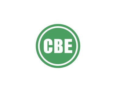 CBE logo tasarım vektör şablonu. CBE