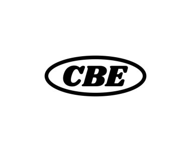 CBE logo tasarım vektör şablonu. CBE