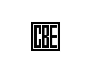 CBE logo tasarım vektör şablonu. CBE