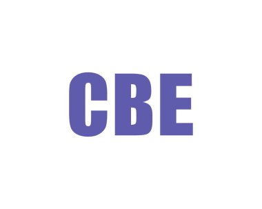CBE logo tasarım vektör şablonu. CBE