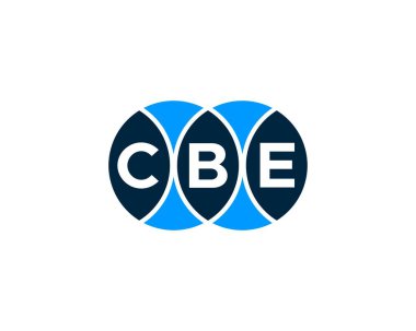 CBE logo tasarım vektör şablonu. CBE